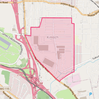 Map of Kinloch