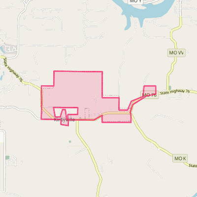 Map of Kirbyville