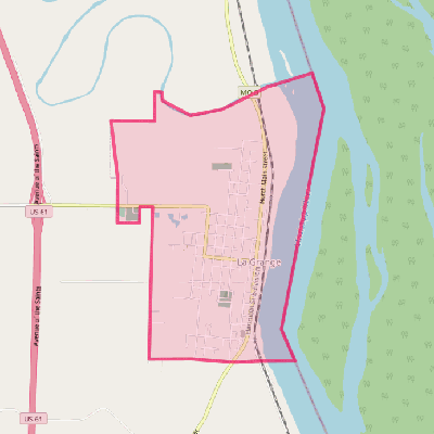 Map of La Grange