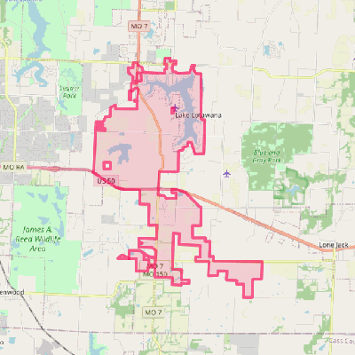 Map of Lake Lotawana