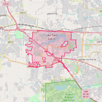 Map of Lake St. Louis