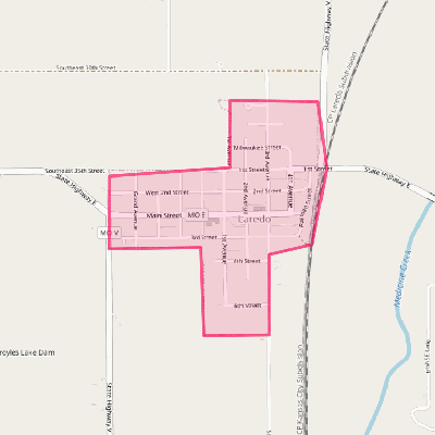 Map of Laredo