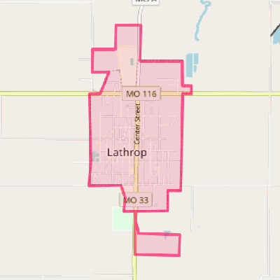 Map of Lathrop