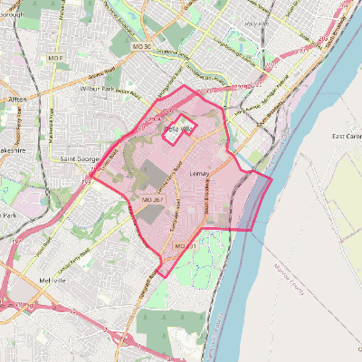 Map of Lemay