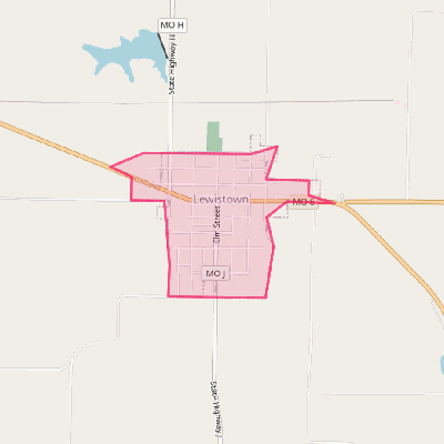 Map of Lewistown