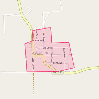 Map of Lock Springs