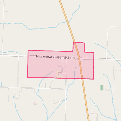 Map of Louisburg