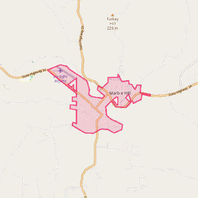 Map of Marble Hill