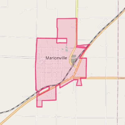 Map of Marionville