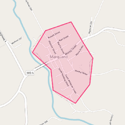 Map of Marquand