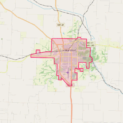 Map of Marshall