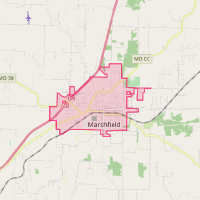 Map of Marshfield