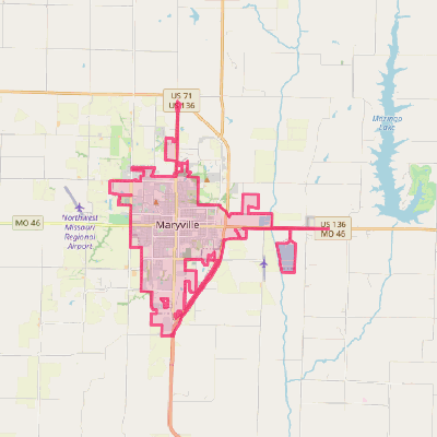 Map of Maryville