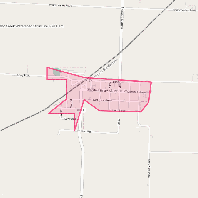 Map of Mayview