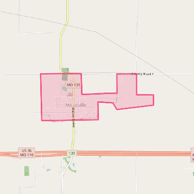 Map of Meadville