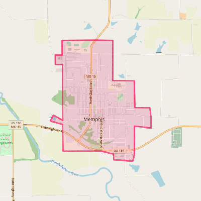 Map of Memphis