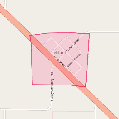 Map of Millard