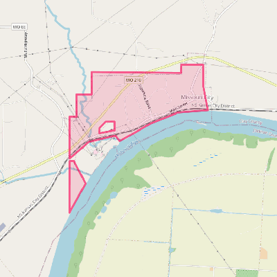 Map of Missouri City