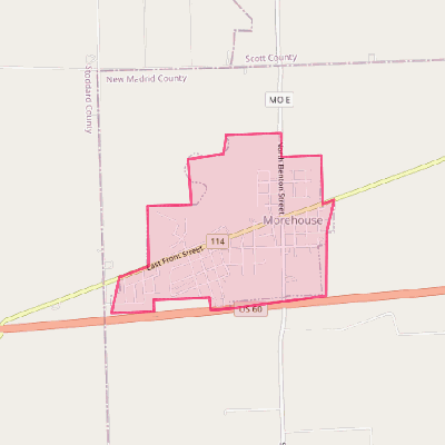 Map of Morehouse