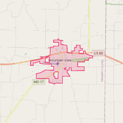 Map of Mountain View