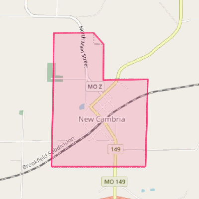 Map of New Cambria