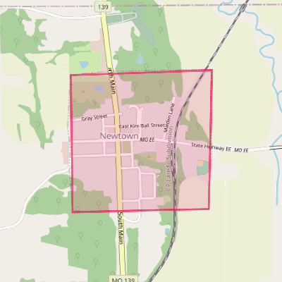 Map of Newtown