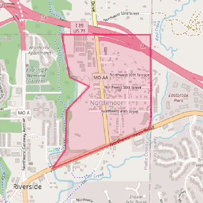 Map of Northmoor