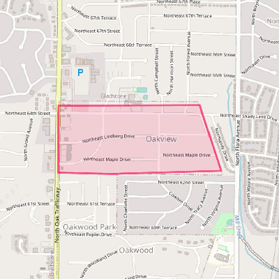 Map of Oakview