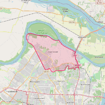 Map of Old Jamestown