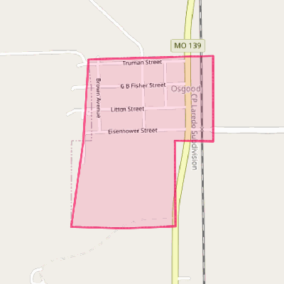 Map of Osgood