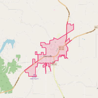 Map of Owensville