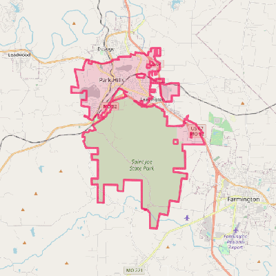 Map of Park Hills