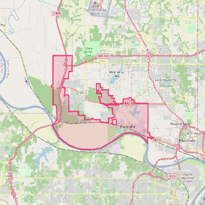 Map of Parkville