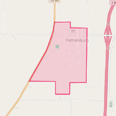 Map of Pattonsburg