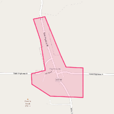 Map of Paynesville