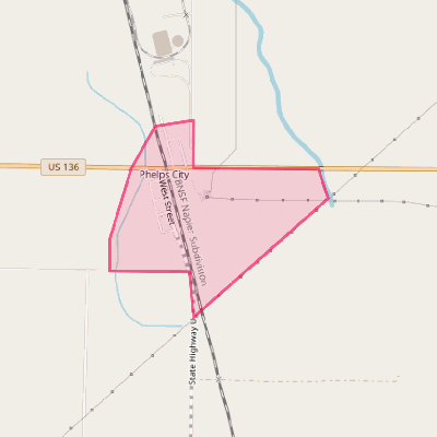 Map of Phelps City