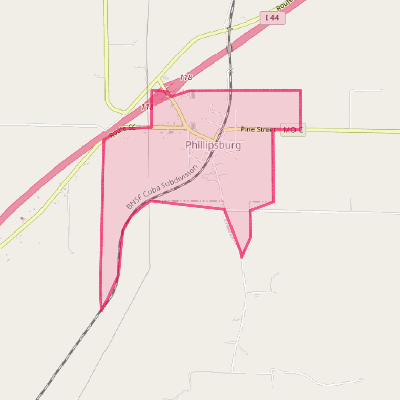 Map of Phillipsburg