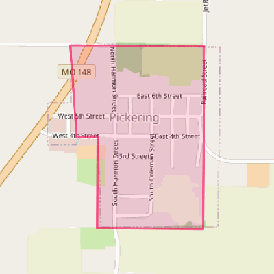 Map of Pickering