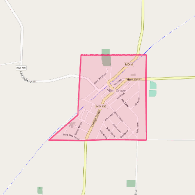 Map of Pilot Grove