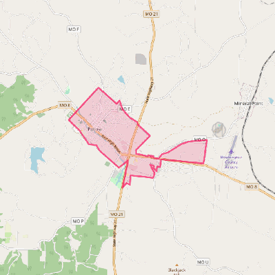 Map of Potosi