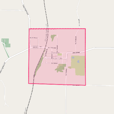 Map of Powersville