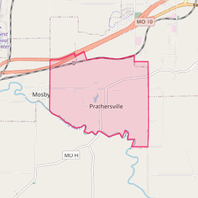 Map of Prathersville