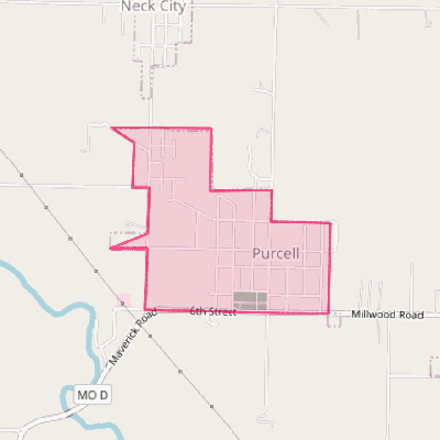 Map of Purcell