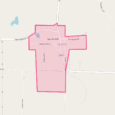 Map of Rayville