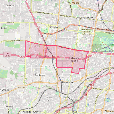 Map of Richmond Heights