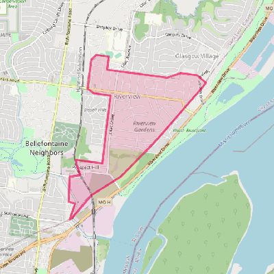 Map of Riverview