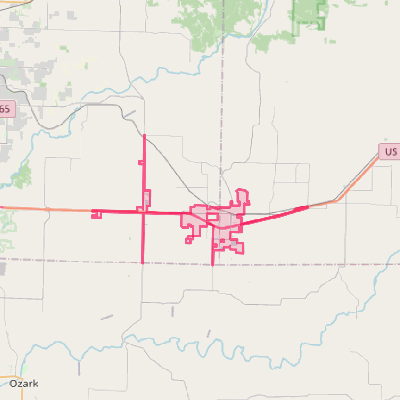 Map of Rogersville