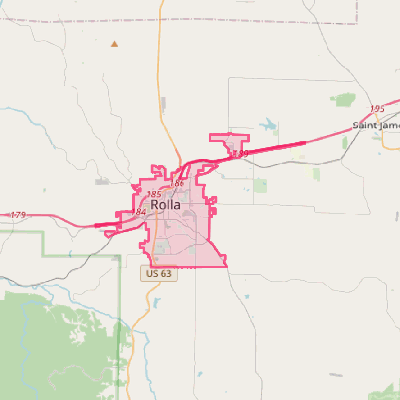 Map of Rolla