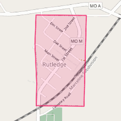 Map of Rutledge