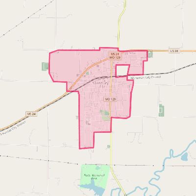 Map of Salisbury